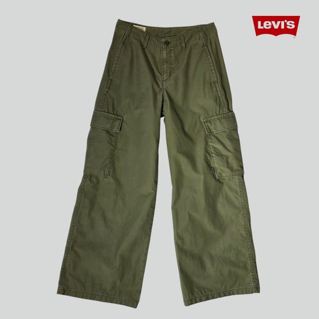 [W26L28]리바이스 프리미엄 카고 와이드 팬츠(남여공용)