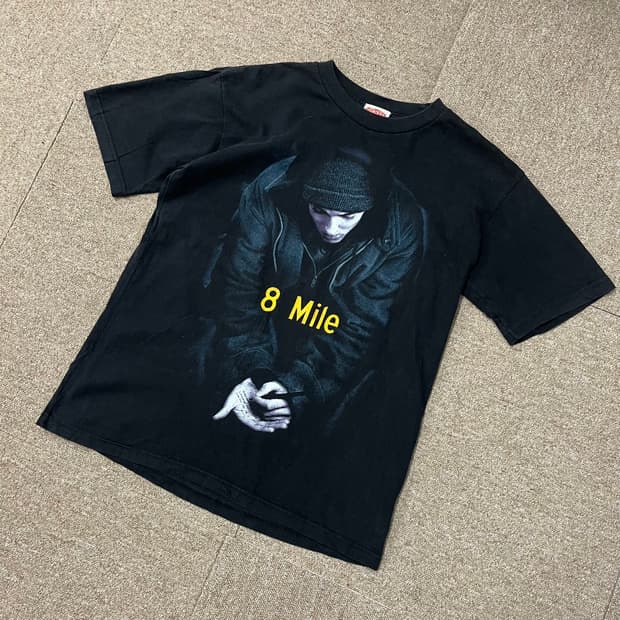  빈티지 에미넴 8mile 반팔티