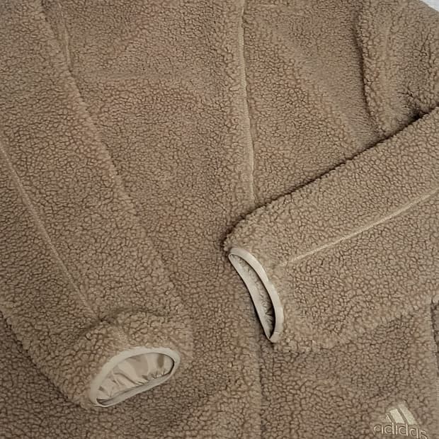 아디다스 뽀글이 후리스 집업