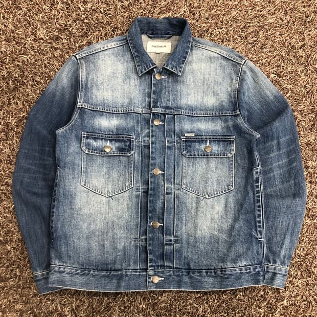 칼하트 워싱 데님 자켓