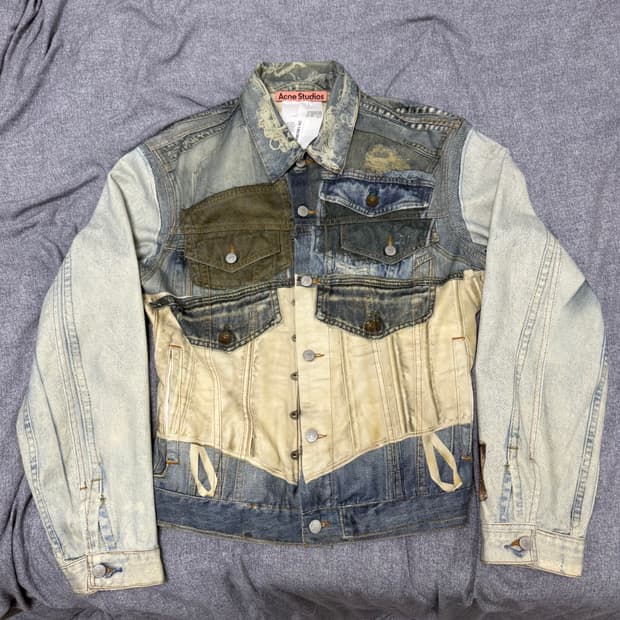 아크네스튜디오 트롱프뢰유 데님 자켓