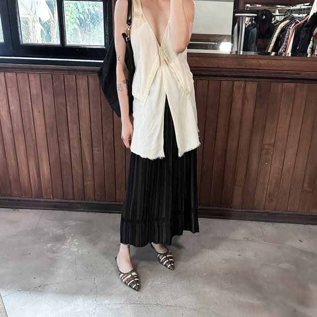 ALEXANDER WANG silk long sleeveless