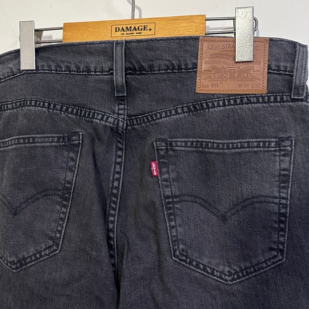 리바이스 빅E 511 프리미엄 데님/34/32/그레이