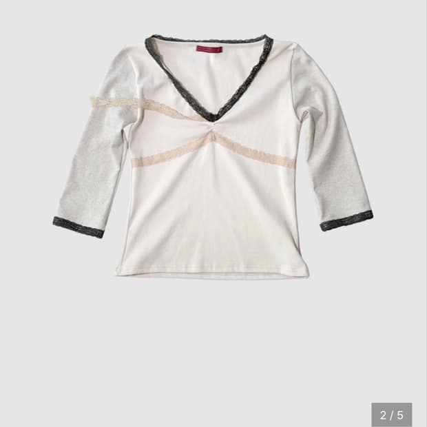 인앤양 레이스 탑 핑크