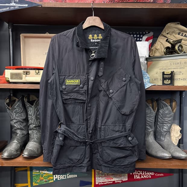 바버 페더웨이드 인터내셔널 나일론 모터사이클 자켓 N1150