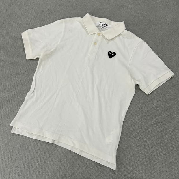 꼼데가르송 화이트 반팔