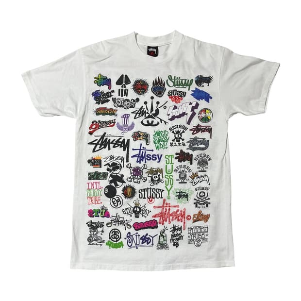 00s Stussy all logo M