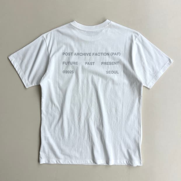 포스트아카이브팩션 파프 paf 수베니어 티셔츠