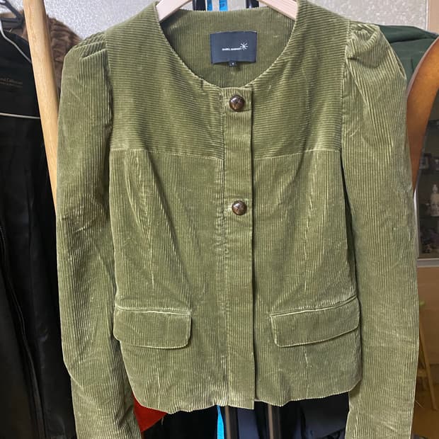 Isabel Marant 코듀로이 자켓 올리브 그린