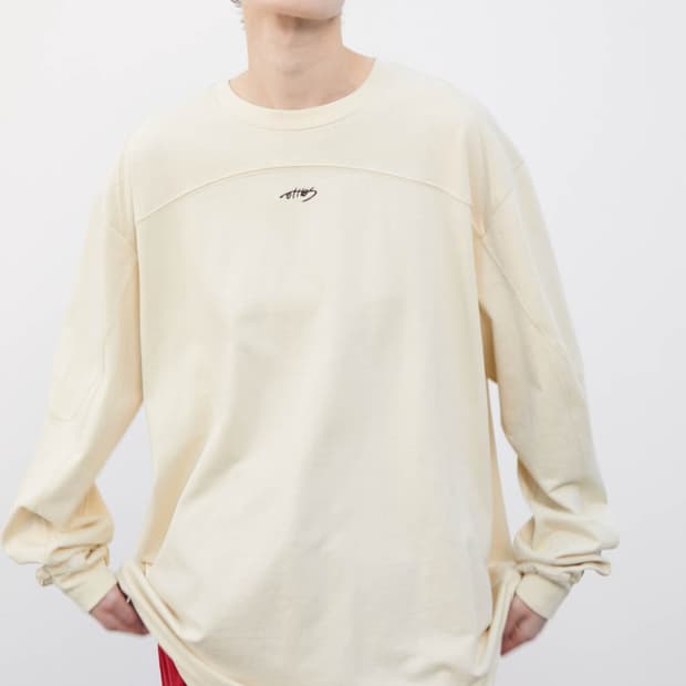 에토스 스티치 슬리브 맨투맨