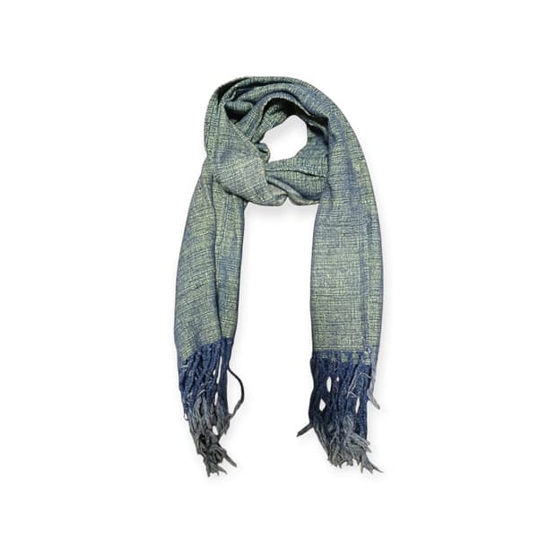 블루&그린 스톨 스카프