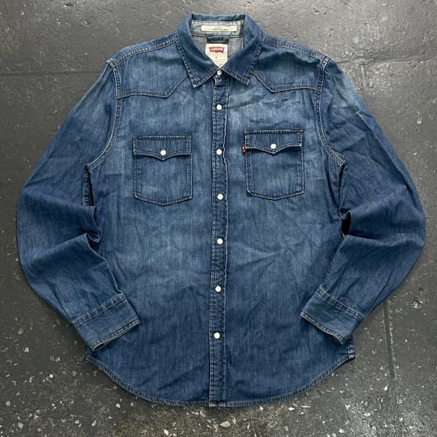 95 리바이스 데님 웨스턴 셔츠