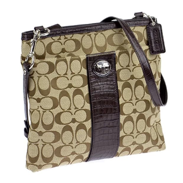 coach 코치 시그니처 캔버스 크로스백