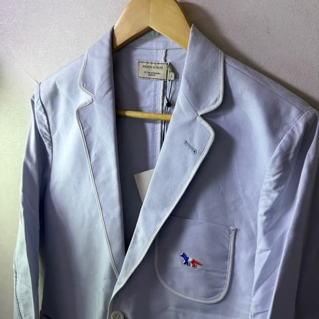 메종키츠네 폭스로고 원포켓 코튼 자켓 (44-55정도)