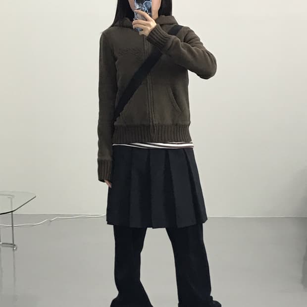 Tommy Hilfiger Brown Zip Up Hoodies