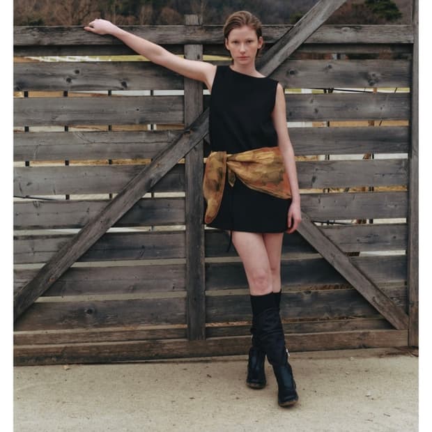 파르벵(FARVEN)URBAN MINI DRESS_BLACK(