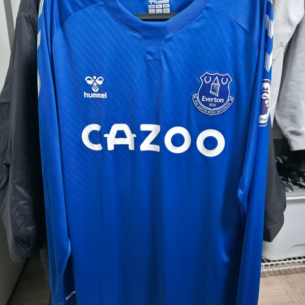 (XL)20-21 에버튼 홈 어센틱 긴팔 no.19 하메스 로드리게스