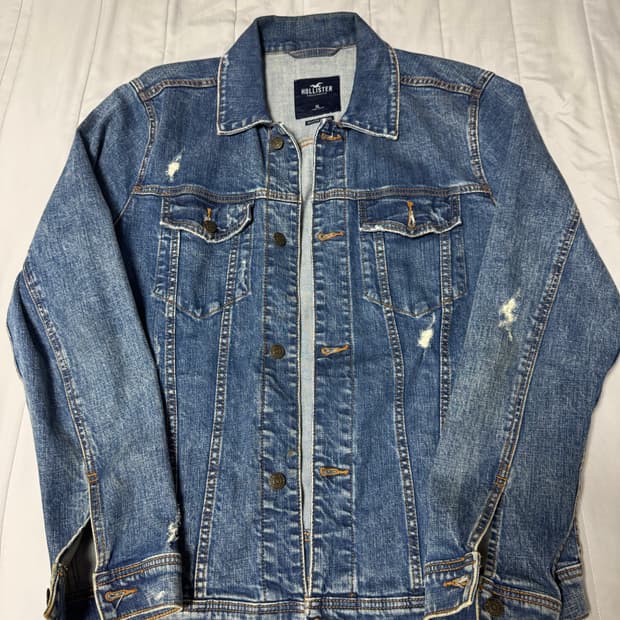 홀리스터 청자켓 XL