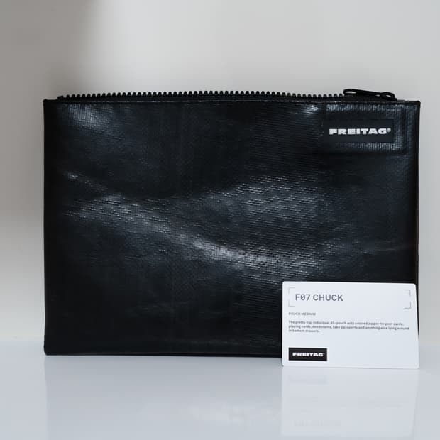 프라이탁 F07 CHUCK 척 파우치 올블랙