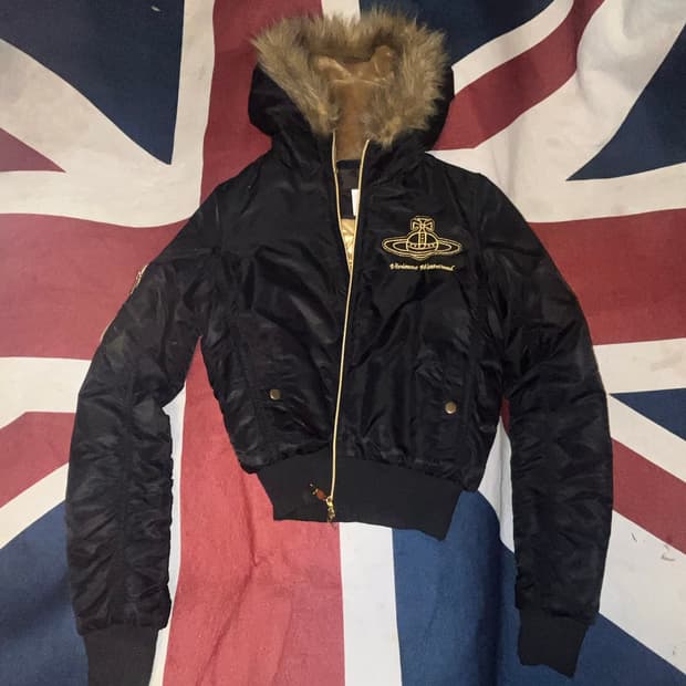 Vivienne westwood fur zip-up