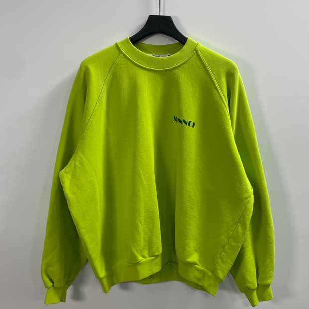 써네이 형광 로고 맨투맨 (on.524)  