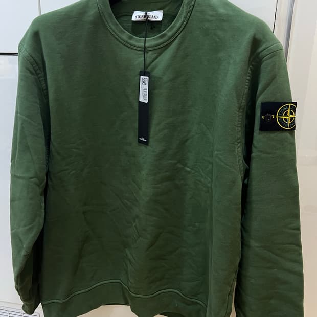 22fw 스톤아일랜드 그린맨투맨 xl (새상품급)