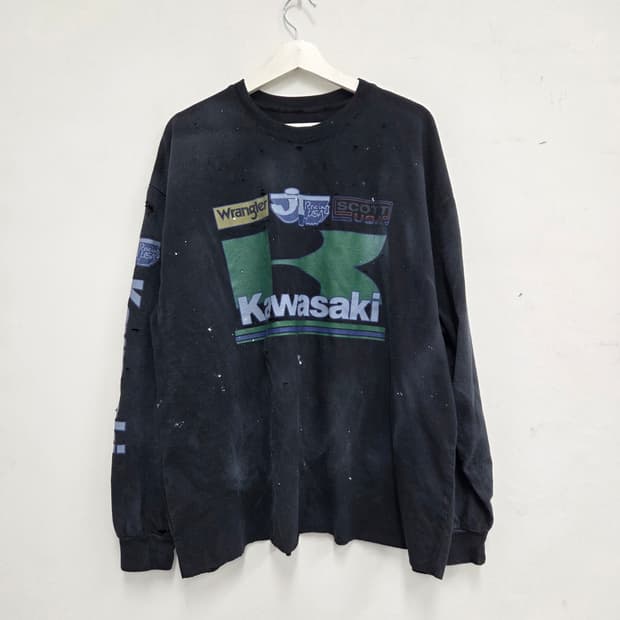 빈티지 긴팔 티셔츠