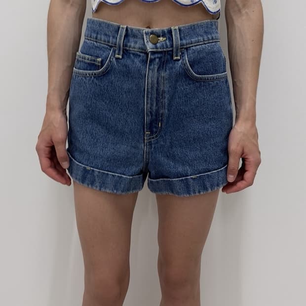 아메리칸 어패럴 데님 반바지 청반바지 27