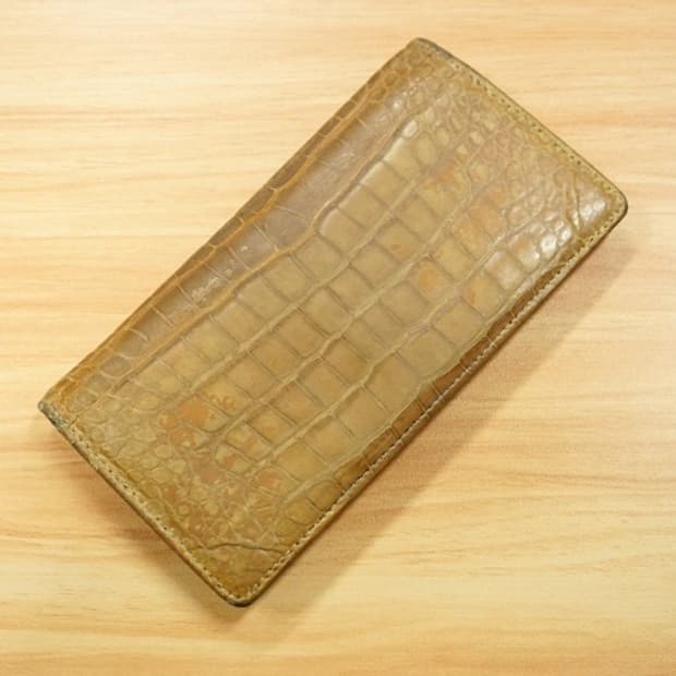 루이비통 니로티카스 (사하라 나일 악어) 가죽 장지갑