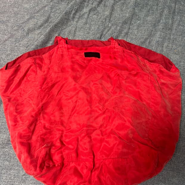 머듈 라운지 백(reversible) red