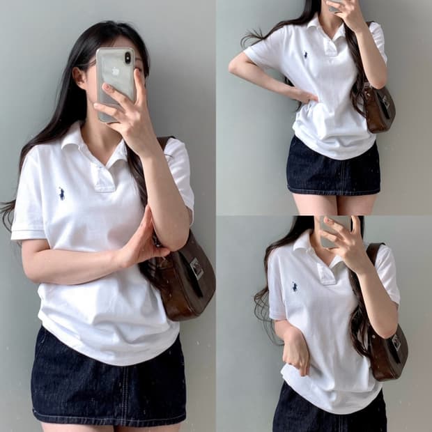 폴로 반팔 카라티