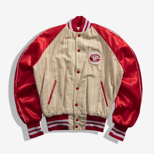 T-1982 Cininnati reds baseball jacket 