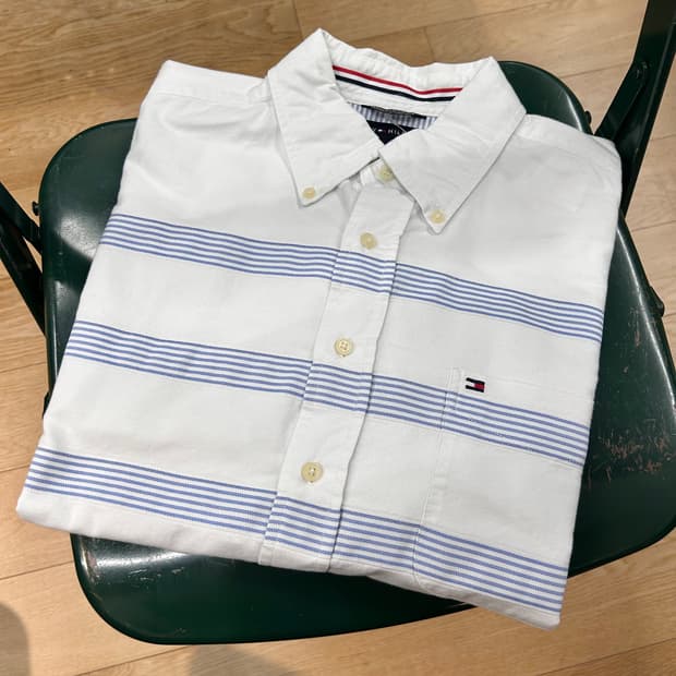 Tommy Hilfiger Logo Stripe Shirts