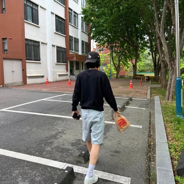 taille 데님 숏츠