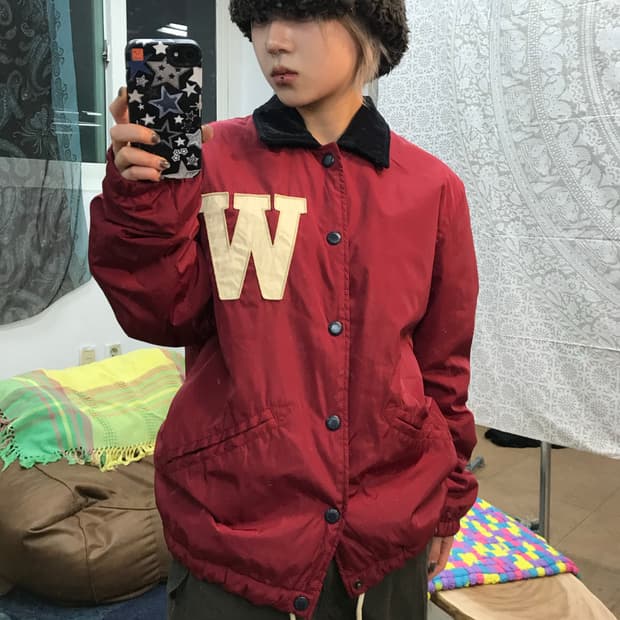 후아유 양털 기모 워크점퍼 