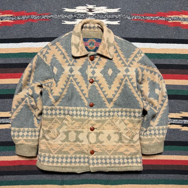 Hunt club Navajo wool jacket