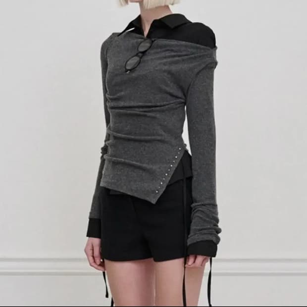이네기 오프숄더 Giselle Studded Top