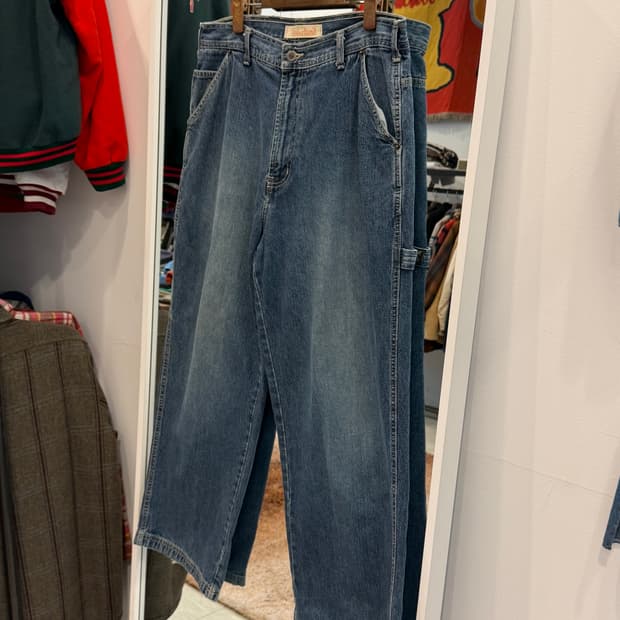 00s Timberland 팀버랜드 카펜터 데님 워크 팬츠 (34)