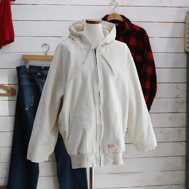 (착용컷) Java 워크 후드 자켓 (100)