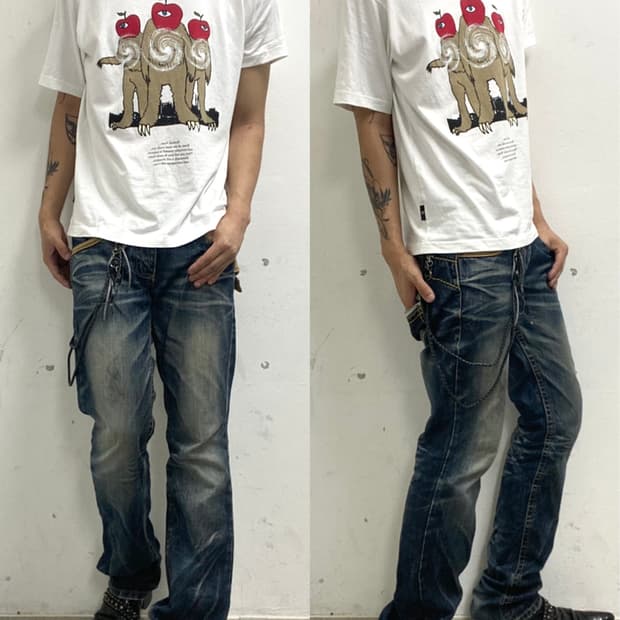 [GUXUNDERCOVER]Apple Monster Print Tee