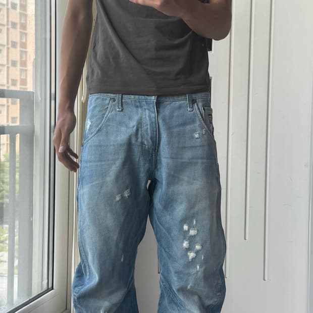 G star raw 3301 커브드 데님팬츠 w31 L32