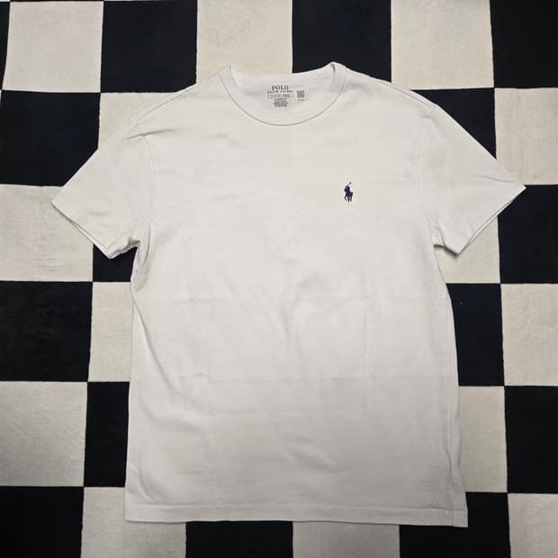S 폴로랄프로렌 헤비웨이트 클래식 반팔 티셔츠 화이트