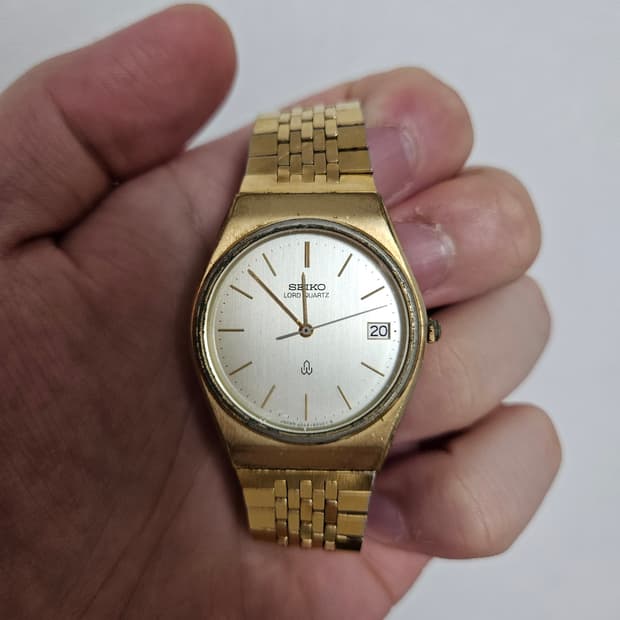 Seiko Lord Quartz Gold 시계 세이코