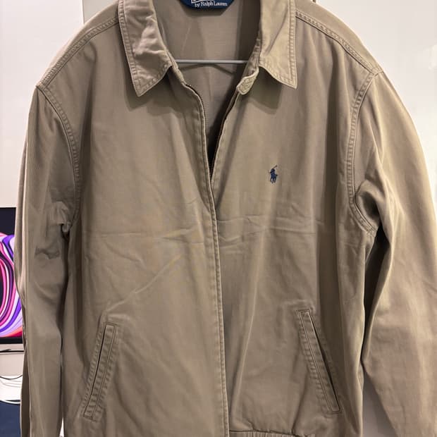 폴로 해링턴 자켓 베이지 xl