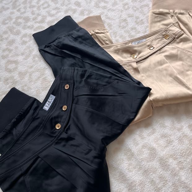 3 button capri pants (2 colors)