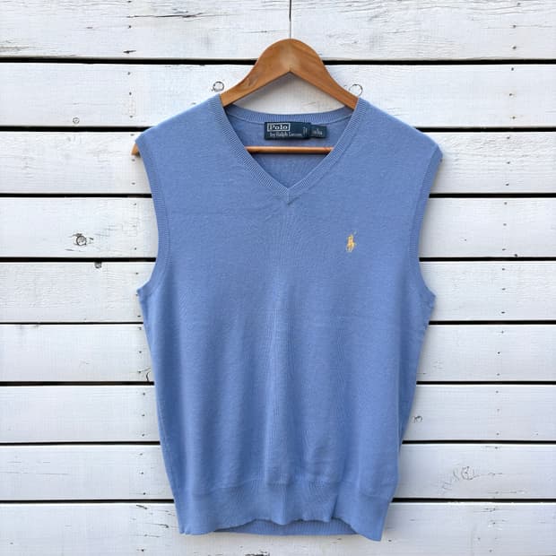 Polo 폴로 니트 조끼 베스트