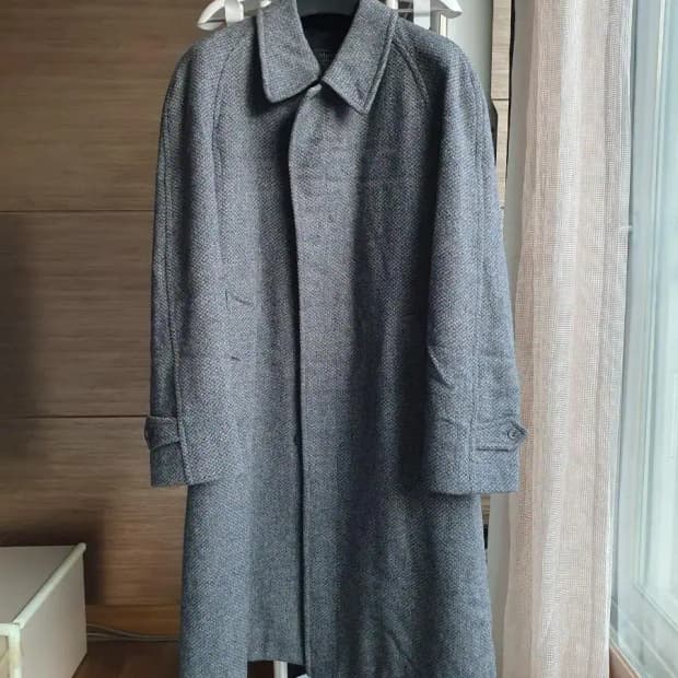 빈티지 버버리 아이리쉬 트위드 발마칸 코트 미품급