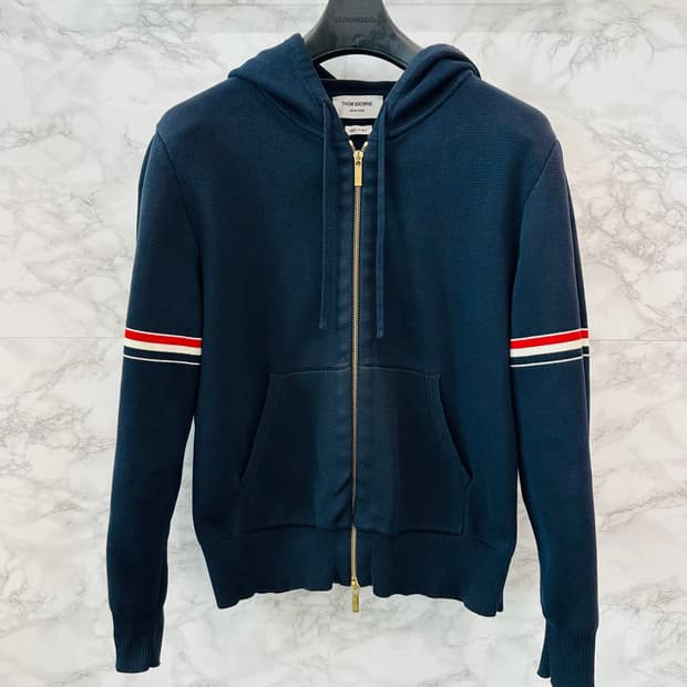 톰브라운 암밴드 후드집업 3