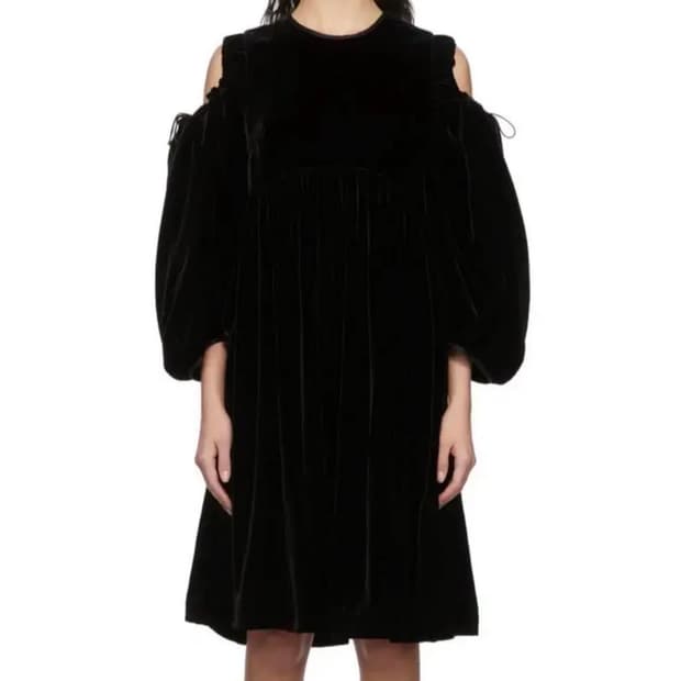 세실리아반센 벨벳 드레스