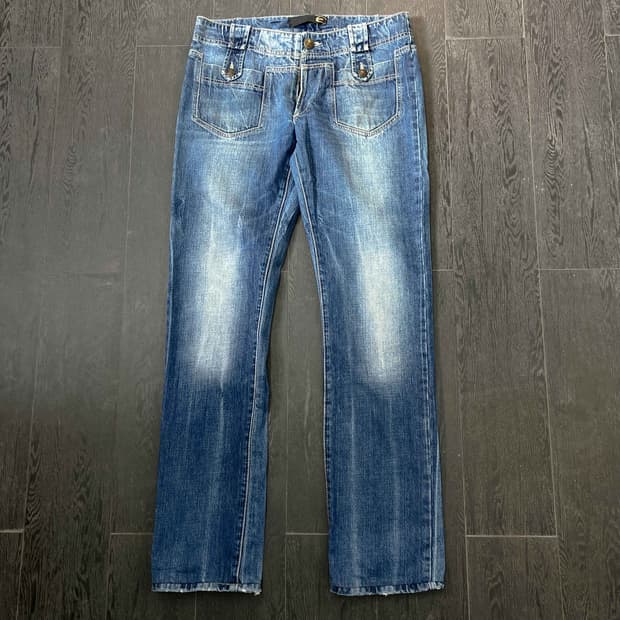 저스트 카발리 데님팬츠